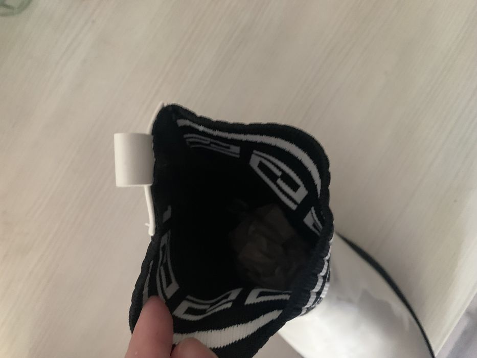 Ghete albe piele ECO mărimea 38