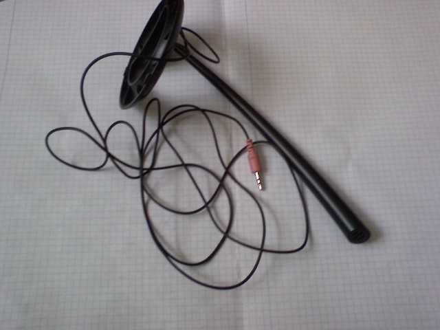 microfon cu fir si mufa jack ptr PC.