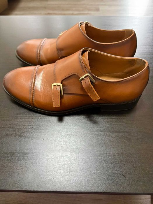 Кожени официални обувки Zara - Размер 42