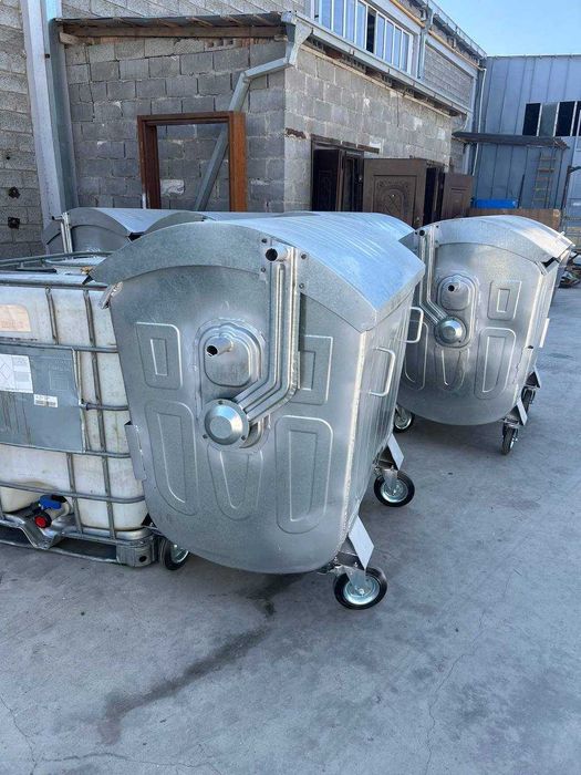 Урна контейнер из оцинковки 1100 литр. 1.1 м3