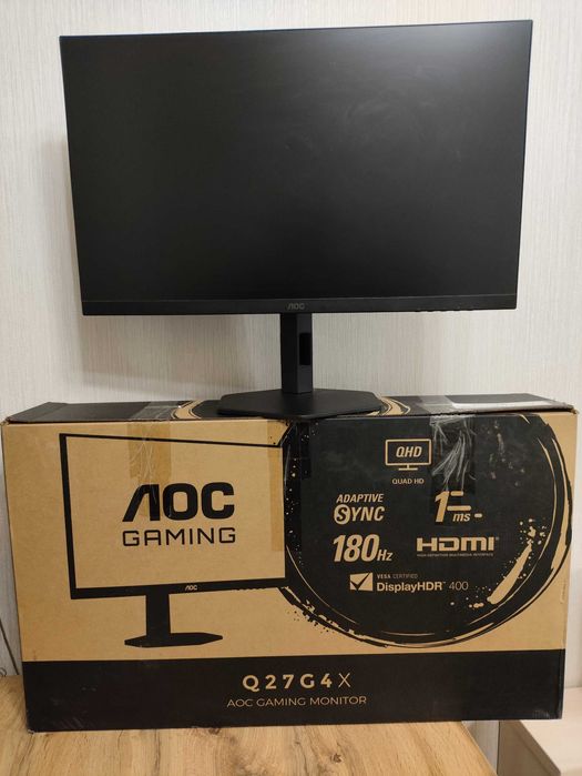 Монитор 27" AOC 2К 180Hz Q27G4X, Black