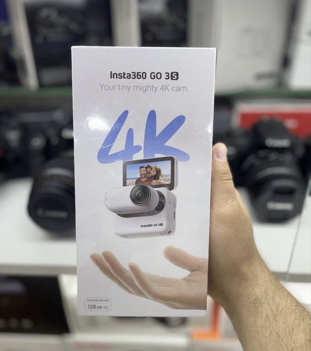 Insta 360 GO 3S. 4k. Action camera. 128 gb. Гарантия