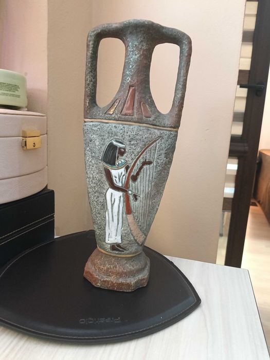 Италианска керамика ваза  Египет Bresciani ARCO Gardasee