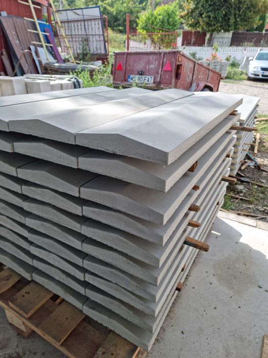 Capace/coame de gard doua/trei ape pentru soclu/fundatie 50 cm lungime