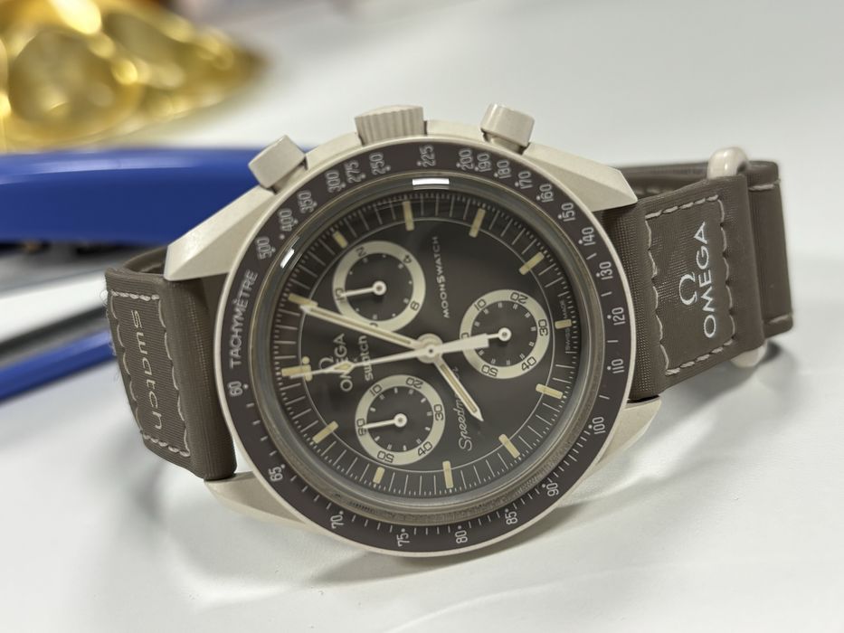 Omega MoonSwatch ,Ceas Original Full set Acte Cutie