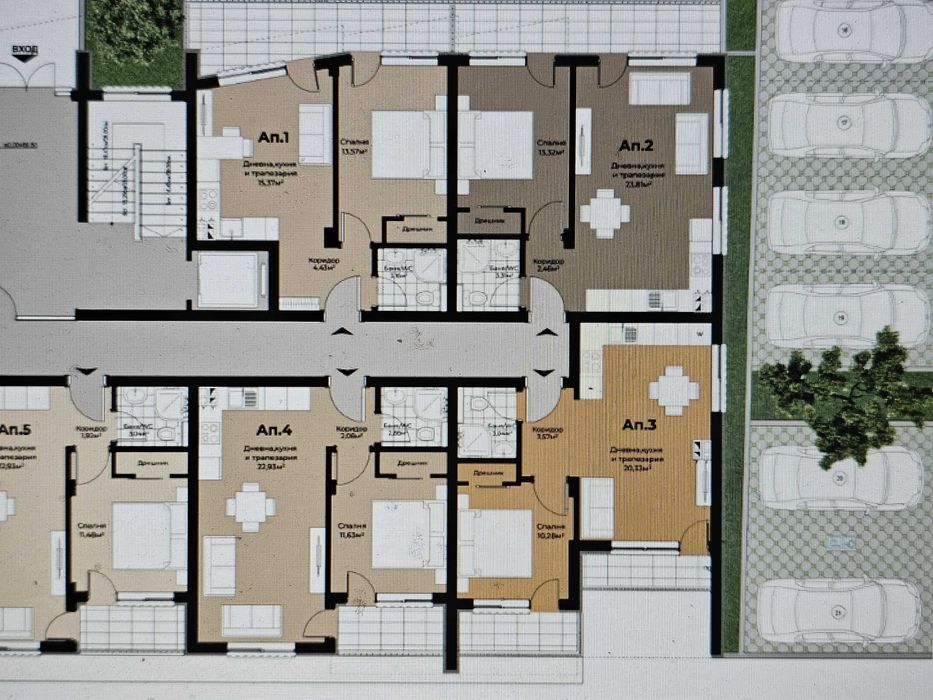 Продава се Двустаен апартамент в Варна, Победа - 62 кв.м за 1069 €/кв.м - Снимка #5