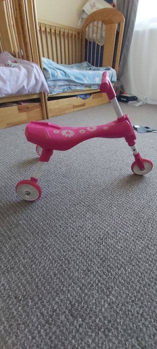 Детско колело сгъваемо розово