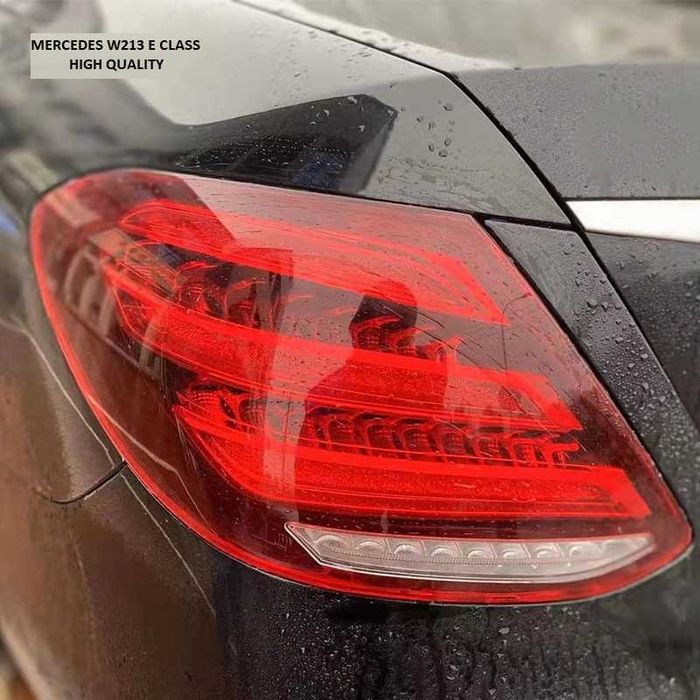 ЧИСТО НОВИ LED Стопове 1:1 за Mercedes W213 16-20 ЖЪЛТ мигач