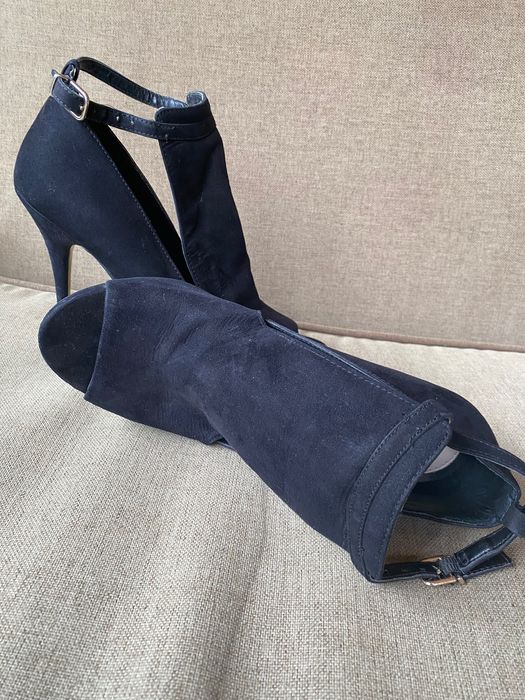 Sandale piele intoarsa