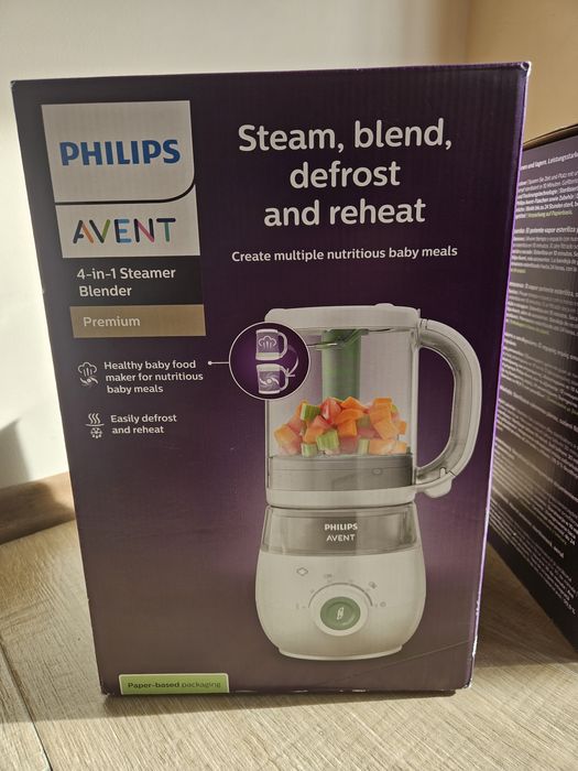 Уред за приготвяне на бебешки пюрета Филипс Авент 4в1