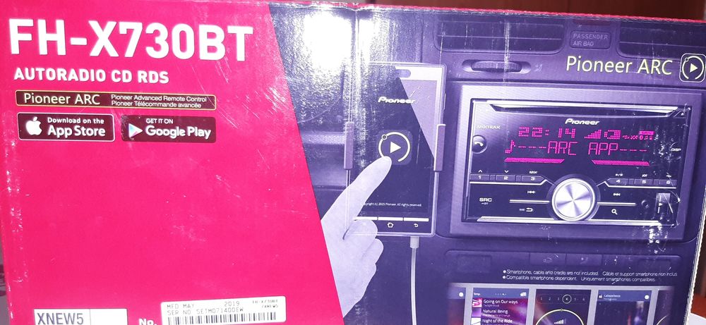 Player Auto Pioneer FH-X730BT Boxe 3 cai TS-G1330F