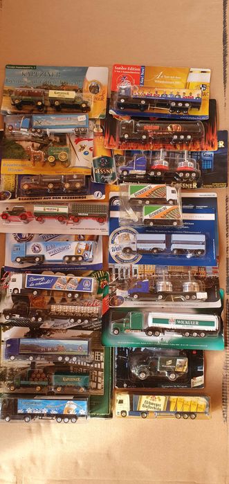 Loturi de 20 camioane, tiruri,scară HO 1:87