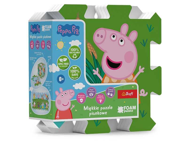НОВИ! Мек килим пъзел постелка за игра Peppa, Paw Patrol или Princess