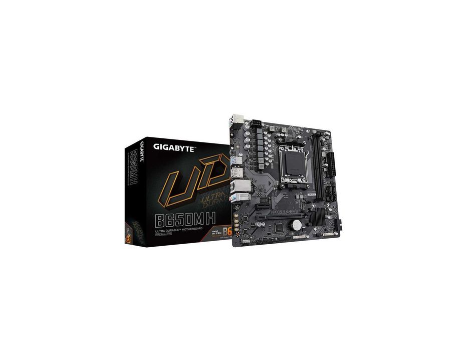 ' Материнская плата GIGABYTE B650M H (AM5, DDR5, mATX)