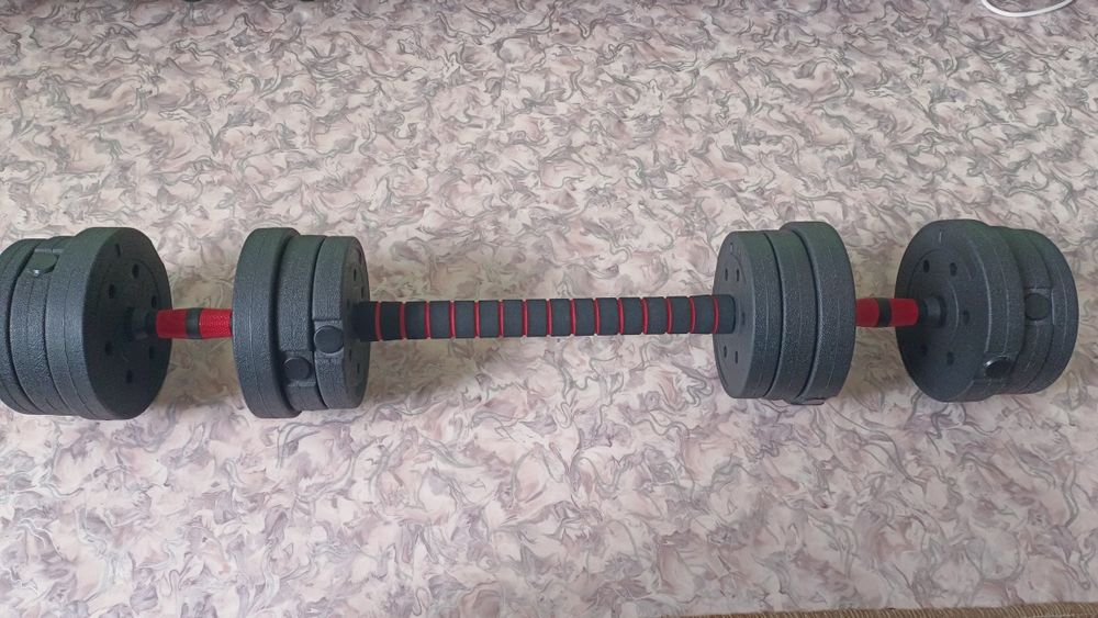 Гантели(20кг) + пружинный эспандер