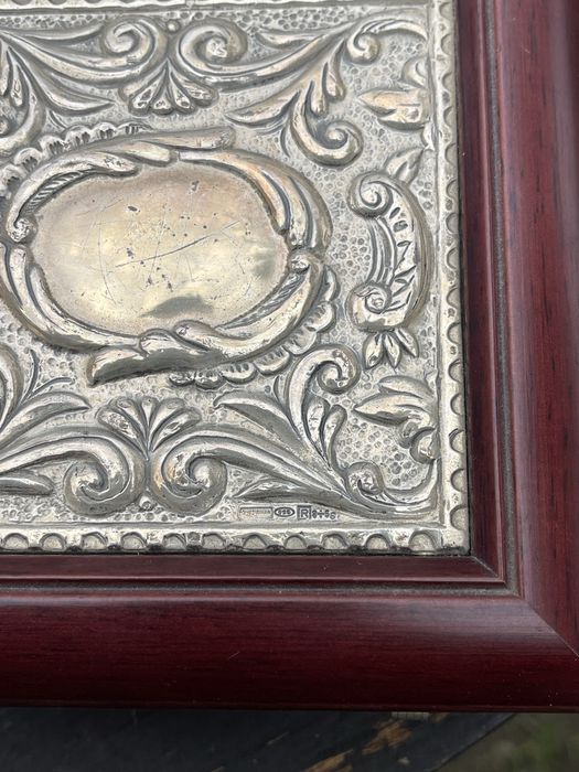 Casete de bijuterii din mahon si argint 925