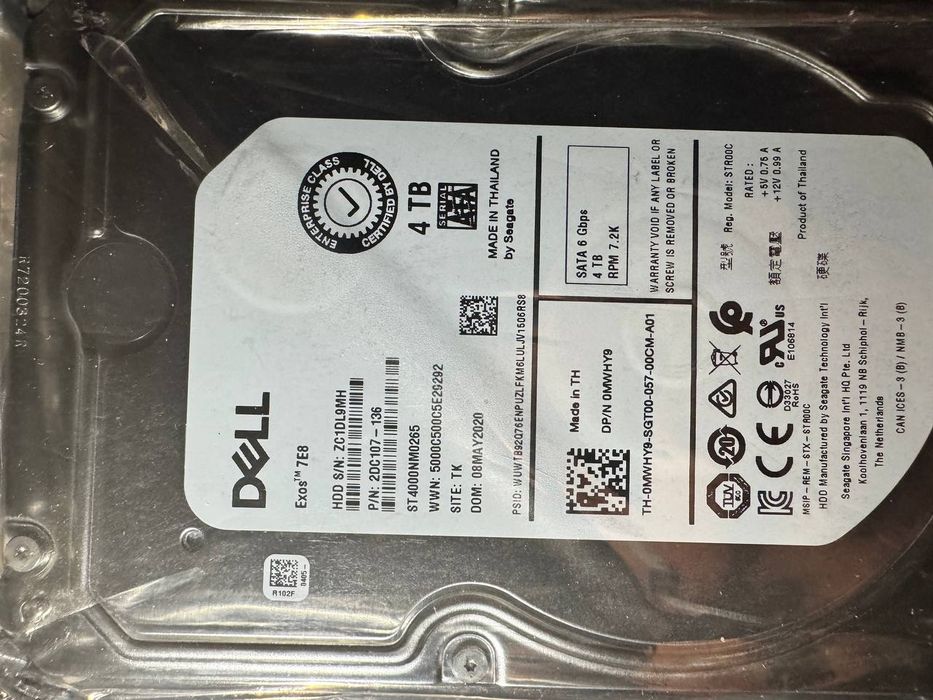 Жёсткий диск Dell 4TB