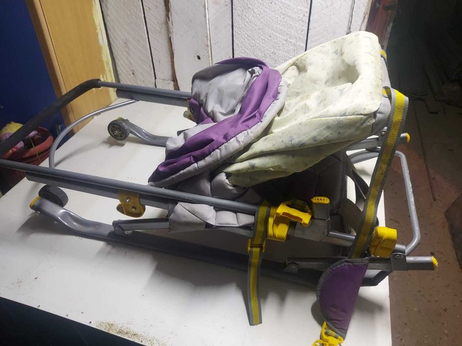 Санки детские с колесами