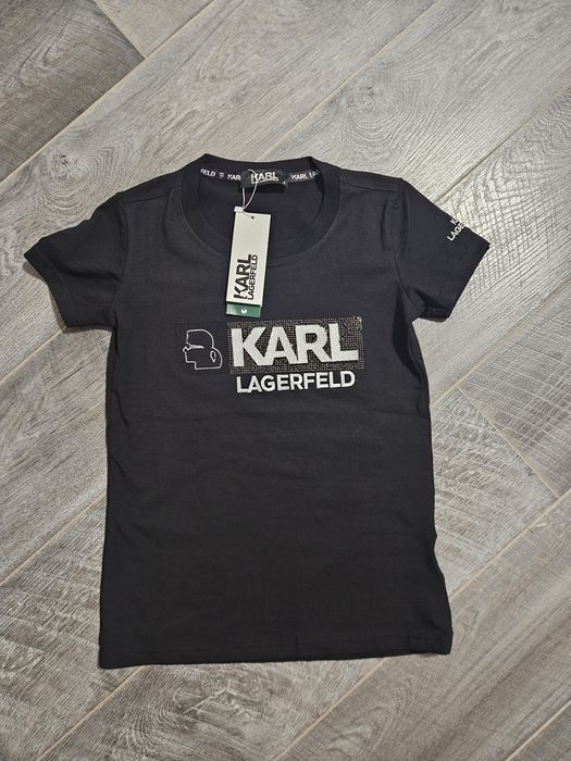 Karl Lagerfeld черна тениска размер С нова