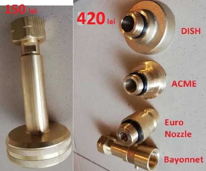 Europa kit adaptor rulota stut GPL butelie DISH caravana incarcare