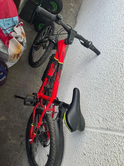 Bicicletă MTB Rockrider ST900 Aluminiu 20" Roșu Copii 6-9 ani