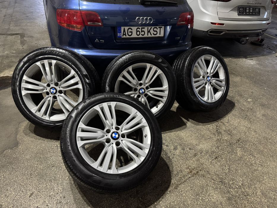 Roti bmw x5 x6 anvelope vara Pirelli foarte bune jante 19’’ foarte bun