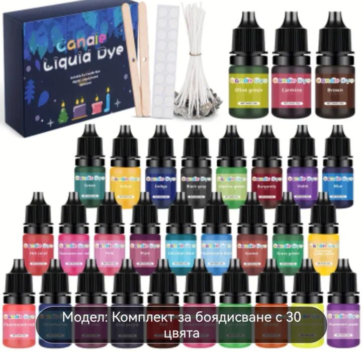 Оцветители за свещи