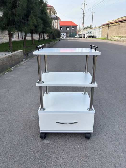 Etajerka Тумбочка на роликах Тележка для салона красоты и косметологии