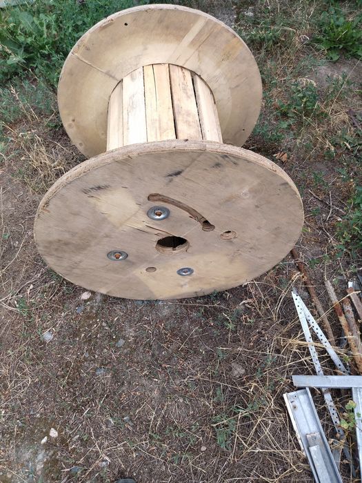 деревянные барабаны от кабеля