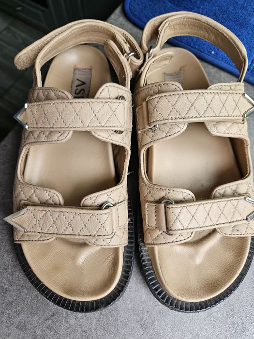 Sandale piele Asra model gen Zara Mango