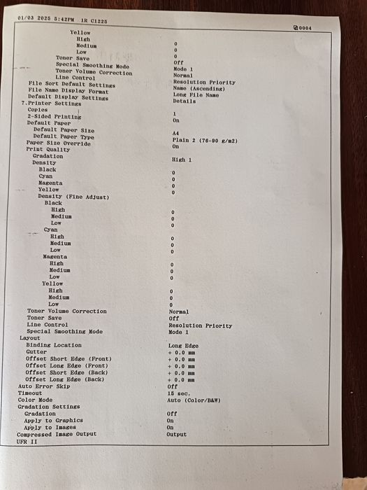 Принтер Canon c1225