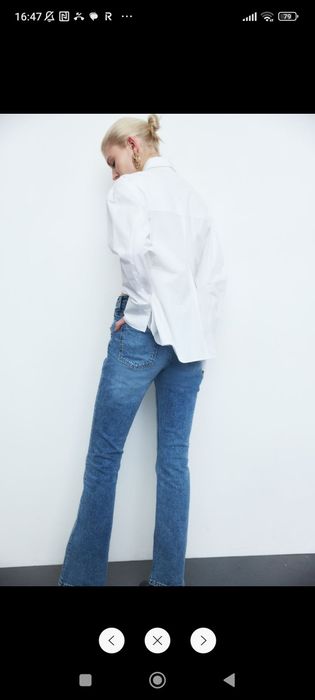 Blugi dama H&M model evazat măr 40