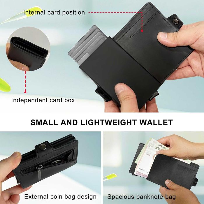 Portofel pentru bărbați cu protecție RFID