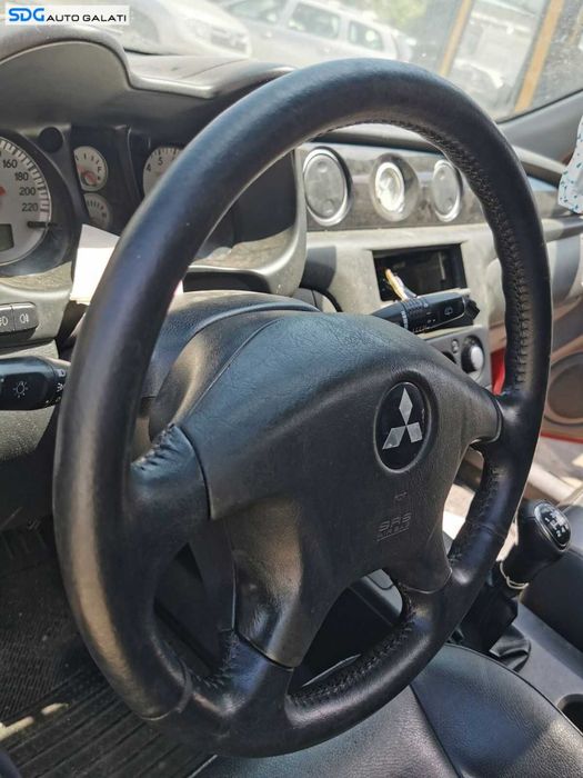 Volan Piele 4 Spite FARA Airbag Mitsubishi Outlander 2003 - 2008 [0618]