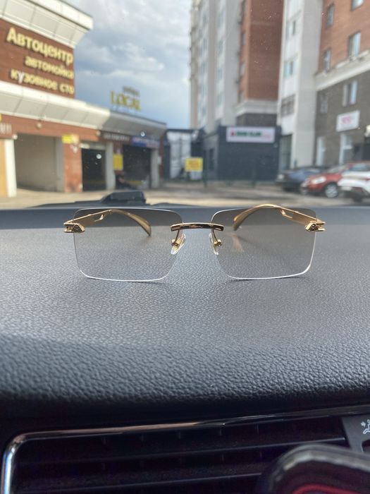 Премиум очки Rimless Gradient / Cartier vibe