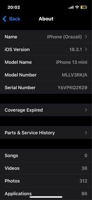 iPhone 13mini 128GB (акб 100%,комплект)