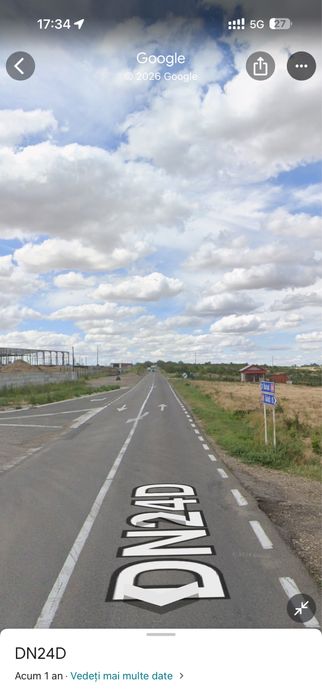 Teren Galati DN24D suprafata 14500 metri