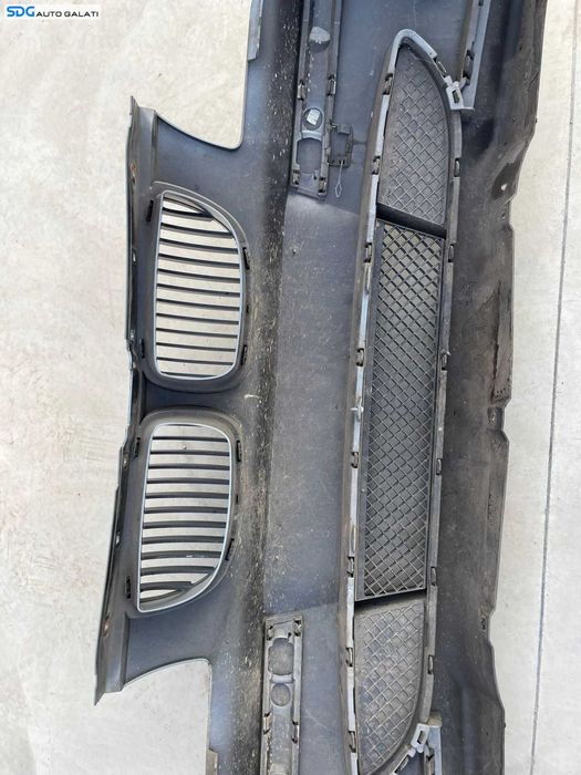 Bara Spoiler Fata Completa cu Grile si Proiectoare BMW Seria 1 E81 E87 2004 - 2008 Culoare Quarzblau Cod 7121490 712149012 [Z0073]