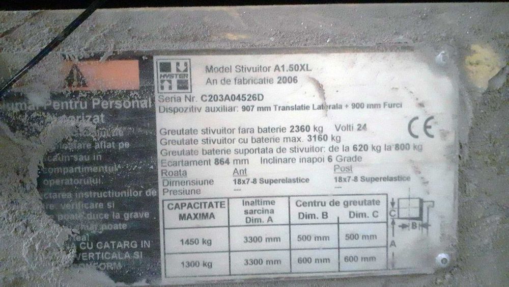 Vindem 2 stivuitoare