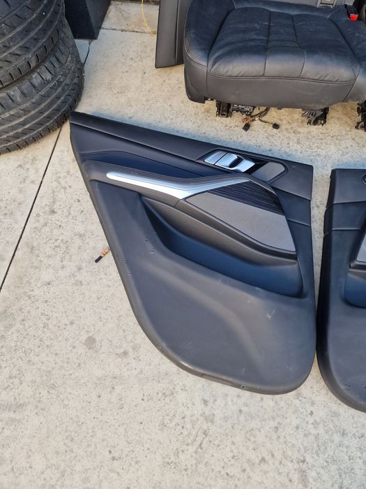Scaune interior piele neagră bmw x5 g05