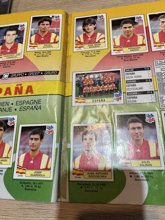 Panini World Cup 1994 – напълно попълнен албум