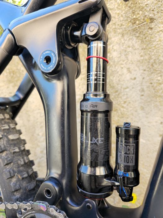 Карбонов Canyon Strive 29 цола М размер Rockshox Lyric,  Super Deluxe  1x12 GX Sram  Shimano Saint 4-бутални спирачки  Ендуро