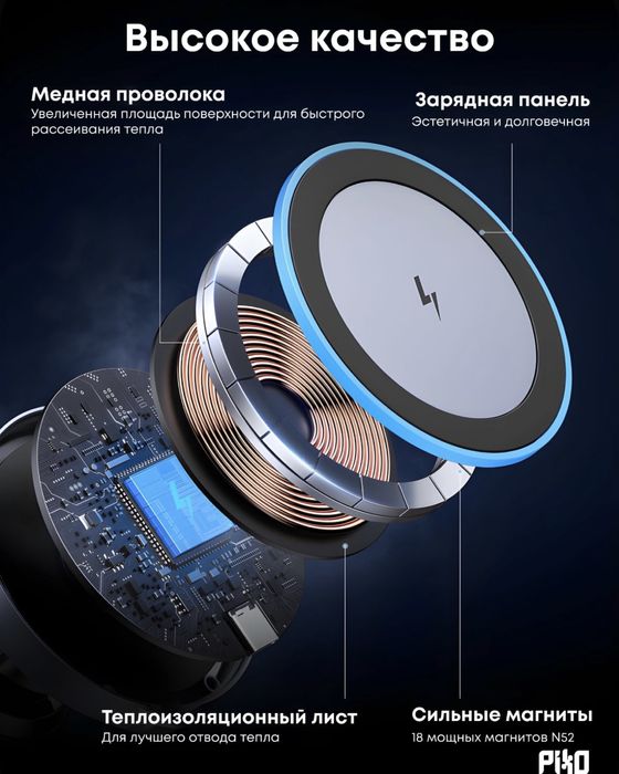 Магнитный держатель/зарядка Ugreen