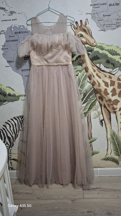 Вечернее нежное платье