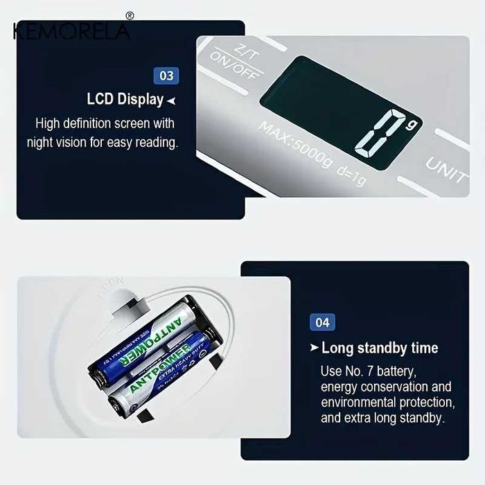 10кг Кухненска везна кантар неръждаема стомана водоустойчива