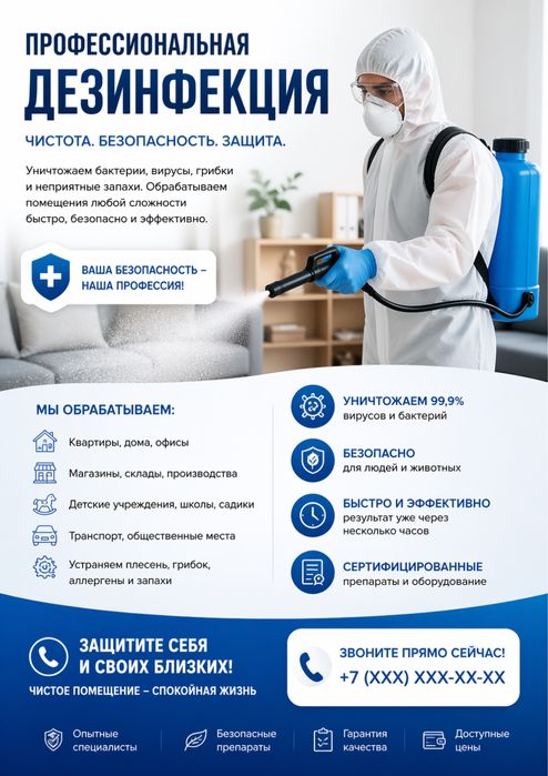 Дезинфекция обработка