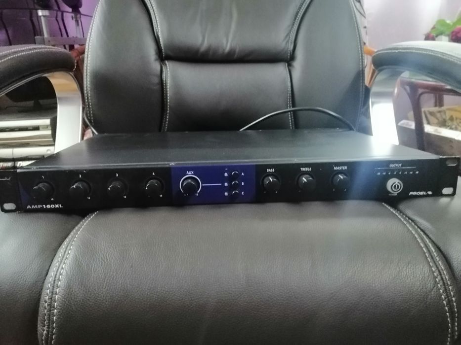 Proel AMP160XL Mixer Amplificator 160W 70/100V Schimb cu boxe active