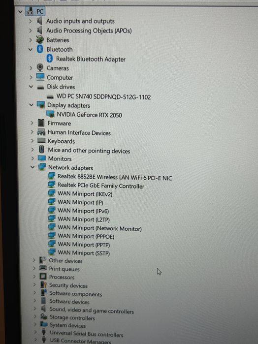 Laptop gaming Asus Tuf A15  FA506N AMD Ryzen 7 , 16Gb DDR 5, ssd 512 m2 video Nvidia RTX 2050 de 4 gb
