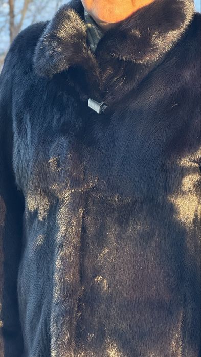 Норка шуба натуральный