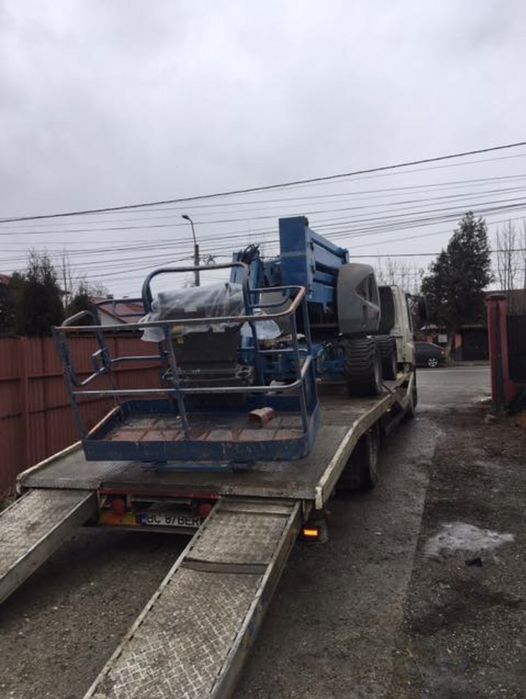 Transport Utilaje Tractari Camion Taf Buldo Tractor Trailer Nacela